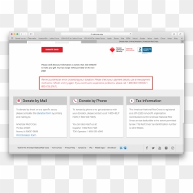 Screenshot, HD Png Download - american red cross png