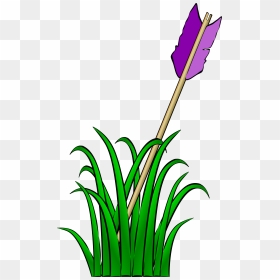 Arrow In The Grass Svg Clip Arts - Grass Clip Art, HD Png Download - green grass png