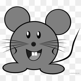 Grayscale Mouse Animal Free Black White Clipart Images - Caricatura Imagenes De Raton, HD Png Download - mouse animal png