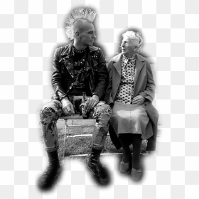 Old Woman And Punk, HD Png Download - dead person png