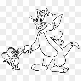 Tom And Jerry Coloring Pages Tom And Jerry Coloring - Tom And Jerry Drawing With Colour, HD Png Download - tom and jerry png