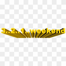 Buon Week End Scritta Png, Transparent Png - friday png