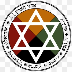 Golden Dawn Earth Pentacle, HD Png Download - pentacle png