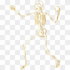 Skeleton, HD Png Download - dead person png