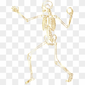 Skeleton, HD Png Download - dead person png