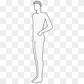 Male Body Silhouette - Clip Art, HD Png Download - body outline png