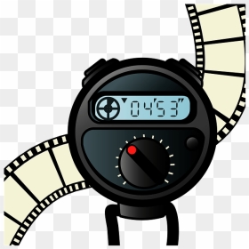 Film Movie Stopwatch Clipart - Gauge, HD Png Download - stop watch png