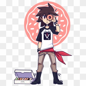 Donut Hole Clipart Graphic Transparent Kyo Vocaloid - Kyo Vocaloid Donut Hole, HD Png Download - burn hole png