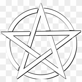 Pentacle Vector Inverted - Witch Pentagram, HD Png Download - pentacle png