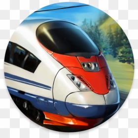 Transparent Bullet Train Png - High Speed Trains 3d, Png Download - train.png