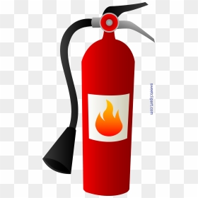 Fire Extinguisher Clip Art - Fire Extinguisher Drawing Easy, HD Png Download - red fire png