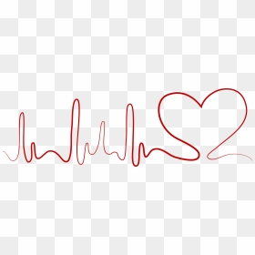 Heart Rate Decorative Lines Png Download - Decorative Line Png, Transparent Png - heart rate png