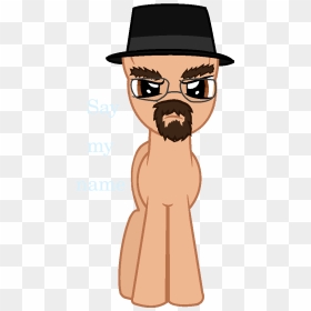 Walter White [breaking Bad] My Little Pony Version - Cartoon, HD Png Download - walter white png