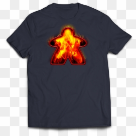 Red Fire Meeple - English Teacher Shirt Ideas, HD Png Download - red fire png