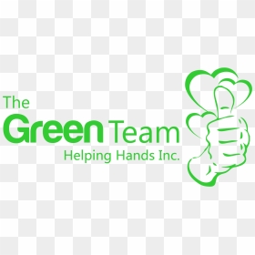 Green Team Helping Hands, HD Png Download - giving hands png