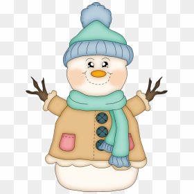 Clipart Snowmen, HD Png Download - cute snowman png