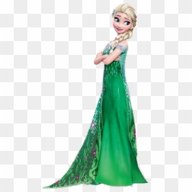 Dress Clipart Princess Dress - Frozen Elsa Frozen Fever, HD Png Download - frozen elsa png