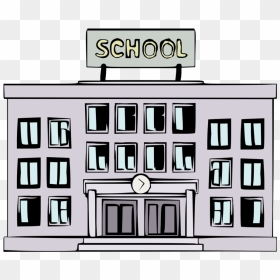 Elevation,area,text - Clip Art, HD Png Download - school building png