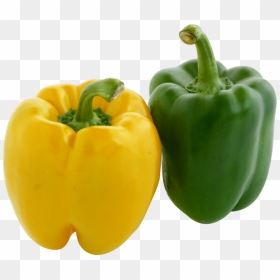 Pepper Png Image - Green And Yellow Capsicum, Transparent Png - peppers png