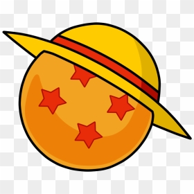 Dragon Ball X One Piece Logo If You Post This Anywhere, - Dragon Ball Straw Hat, HD Png Download - one piece logo png