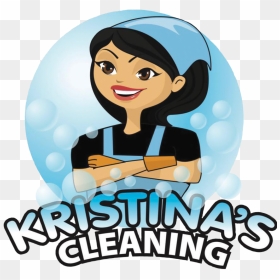 Kristina"s Cleaning Service - Cartoon, HD Png Download - cleaning lady png