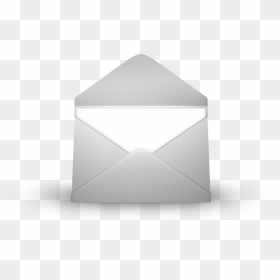 White Envelope Png Download - Triangle, Transparent Png - open envelope png