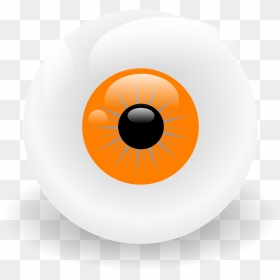 Orange Eye Balls, HD Png Download - eye ball png