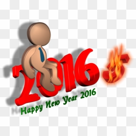 Resolutions - Graphic Design, HD Png Download - happy new year 2016 png