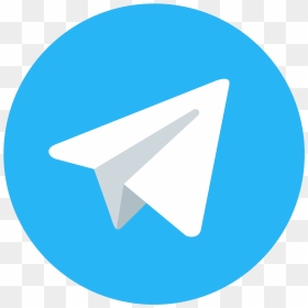 Telegram Free Download And - Circle Twitter Logo Png, Transparent Png - telegram icon png