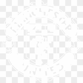 Manchester United Fc Logo 2019 , Png Download - Manchester United Logo White, Transparent Png - manchester united logo png