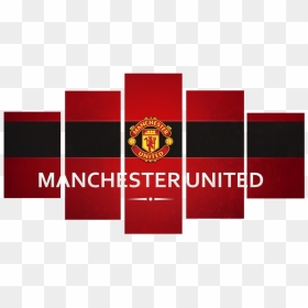 Hd Printed Manchester United Logo 5 Pieces Canvas - Manchester United Hd Logo, HD Png Download - manchester united logo png