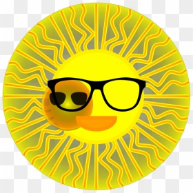 Sun With Sunglasses Png Icons - Circle, Transparent Png - lens flare .png