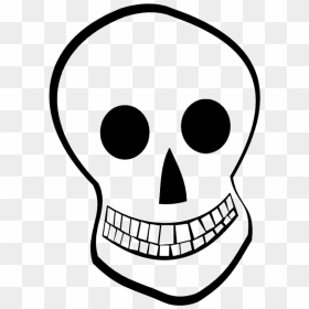 Skull Skeleton Clipart, Explore Pictures - Clip Art Skeleton Cute, HD Png Download - skeleton head png