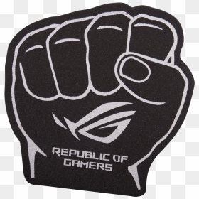 Republic Of Gamers, HD Png Download - black fist png