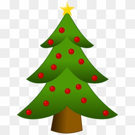 Christmas Tree Clipart 25, - Clipart Simple Christmas Tree, HD Png Download - christmas tree clipart png
