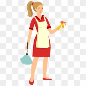 Cleaning Lady Clipart, HD Png Download - cleaning lady png