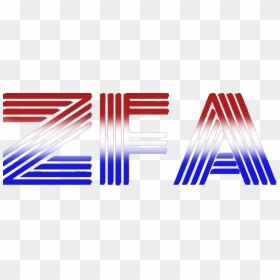 Zfa Logo And Hat Logo Red White Blue - Carmine, HD Png Download - red white and blue png