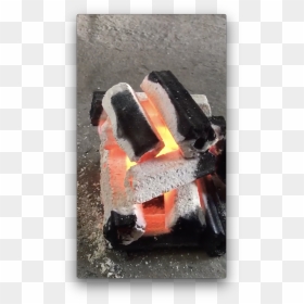 Hexagonal Briquette Burning - Modern Art, HD Png Download - burn hole png
