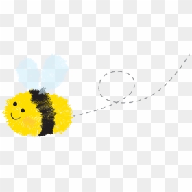Flying Bee - Honeybee, HD Png Download - flying bee png