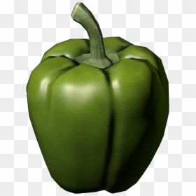Green Peper - Green Bell Pepper, HD Png Download - peppers png