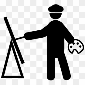 Painter Painting Comments - Painting Png Icon, Transparent Png - painter png