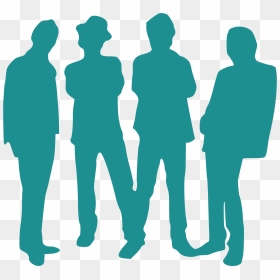 Silhouette Groupe 03 Clip Arts - Rolling Stone Band Png, Transparent Png - group silhouette png