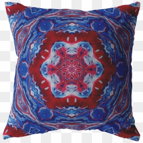 Red White And Blue - Cushion, HD Png Download - red white and blue png