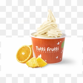 Orange Pineapple Sorbet - Tutti Frutti Frozen Yogurt, HD Png Download - gummy bears png