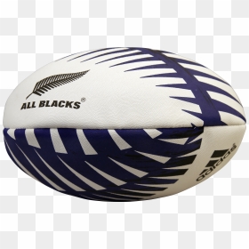All Blacks Graphic Ball - New Zealand National Rugby Union Team, HD Png Download - rugby ball png