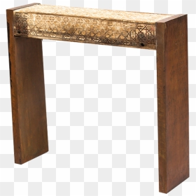 Beautiful And Old Cedar Wood Beam Sculpts, With Its - Wood, HD Png Download - computer desk png
