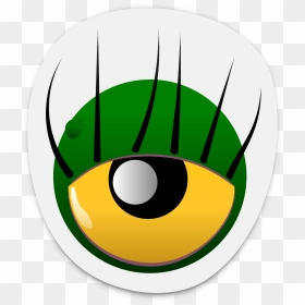 Monster Eye Sticker 2 Clip Arts - Monster Eyeball Clipart, HD Png Download - eye ball png