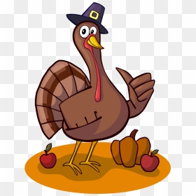 Cartoon Thumbs Up Turkey , Png Download - Happy Thanksgiving Real Estate, Transparent Png - turkey transparent png