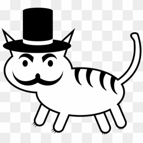 Whiskers Cat Snout Dog Cartoon - Cat, HD Png Download - dog and cat png