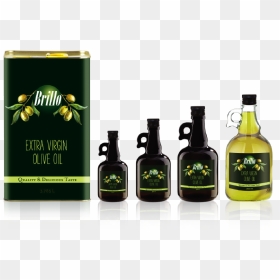 Brillo Extra Virgin Olive Oil - Brillo Glass Oil Olive, HD Png Download - brillo png